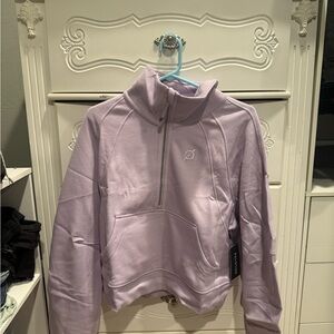 Lululemon x Peloton Lavender Half-Zip Pullover. NWT.